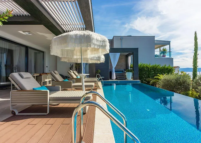بيت للعطل Mit Infinity-pool, Wellnessbereich, 1 Km Zum *